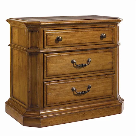 Rockland 3 Drawer Night Chest